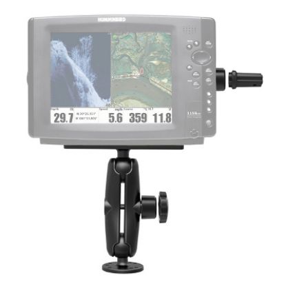 RAM® Pin-Lock™ Universal Marine Electronic Mount with Gimbal Knob