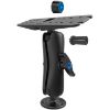 RAM® Pin-Lock™ Universal Marine Electronic Mount with Gimbal Knob