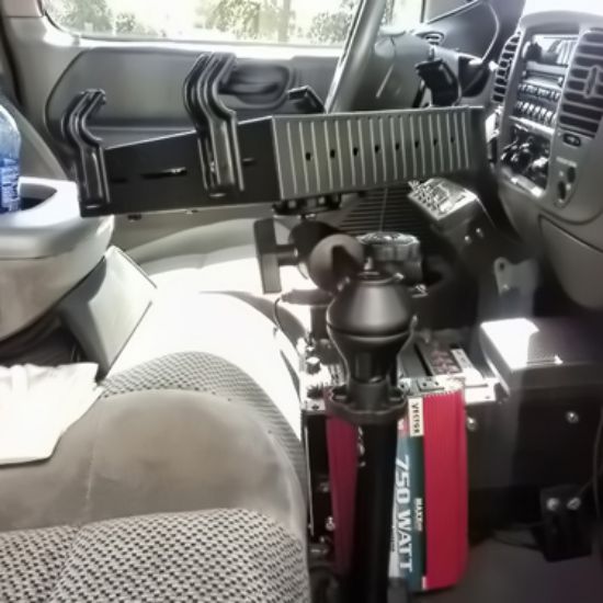 RAM® No-Drill™ Laptop Mount for '97-03 Ford F-150 + More