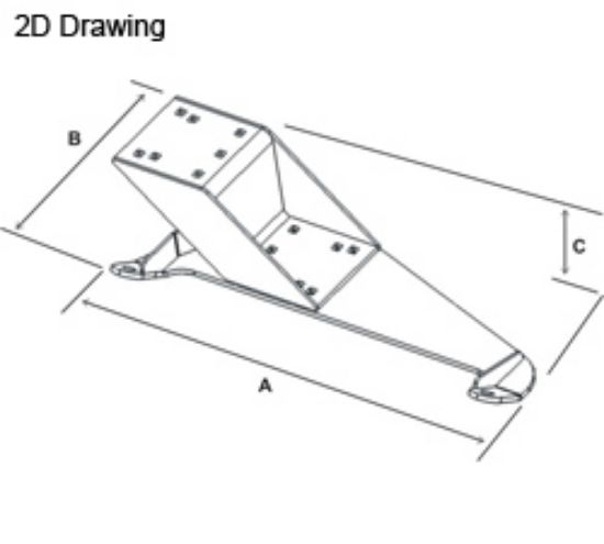 RAM® No-Drill™ Vehicle Base for '06-14 Toyota FJ Cruiser