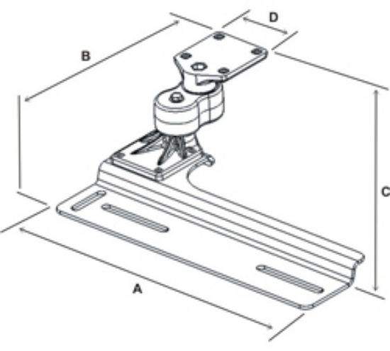 RAM® No-Drill™ Vehicle Base for '96-07 Dodge Grand Caravan + More
