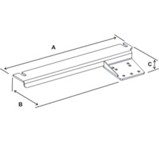 RAM® No-Drill™ Laptop Base for '03-10 Ford Focus