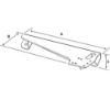 RAM® No-Drill™ Laptop Base for '01-12 Ford Escape + More