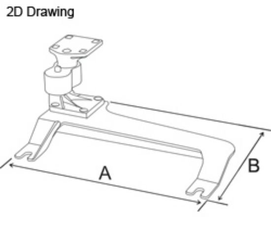 RAM® No-Drill™ Vehicle Base for '07-13 Chevrolet Silverado + More
