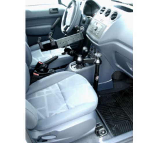 RAM® No-Drill™ Laptop Mount for '10-13 Ford Transit Connect + More