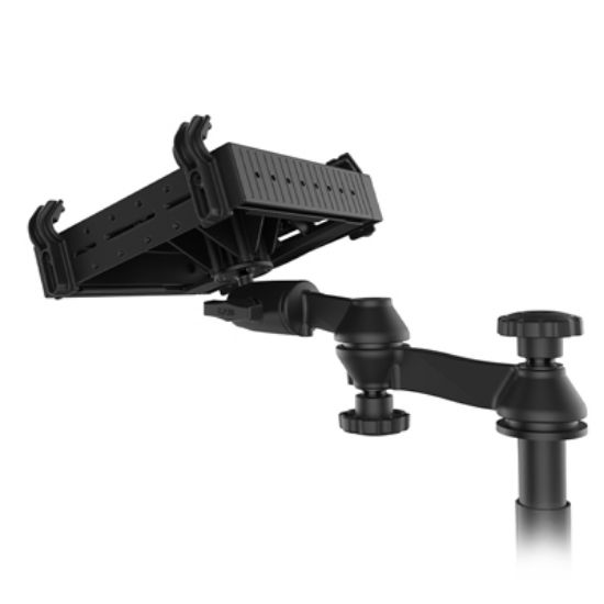 RAM® No-Drill™ Laptop Mount for '97-16 Ford F-250 - F750 + More