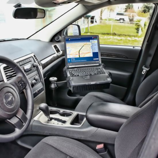 RAM® No-Drill™ Laptop Mount for '11-19 Jeep Grand Cherokee + More