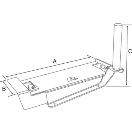 RAM® No-Drill™ Vehicle Base for '11-13 Chevy Caprice
