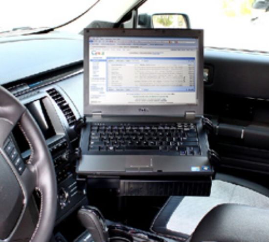 RAM® No-Drill™ Laptop mount for '13-18 Ford Taurus + More
