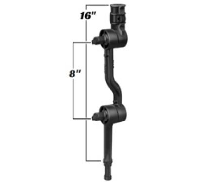 Show details for RAM® Adapt-A-Post™ with Adjustable 16" Extension Arm RAM® Adapt-A-Post™ with Adjustable 16" Extension Arm