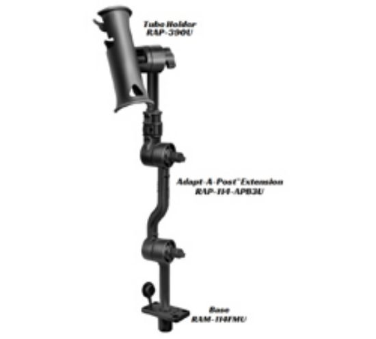 RAM® Adapt-A-Post™ with Adjustable 16" Extension Arm
