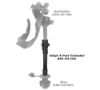 RAM® Adapt-A-Post™ 9" Extension Pole