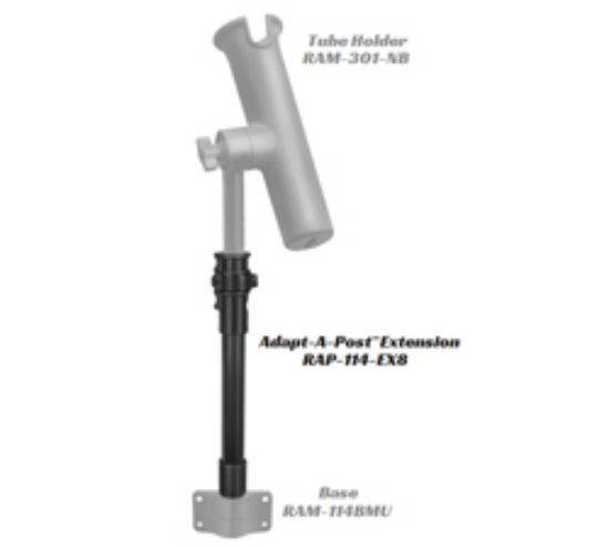 RAM® Adapt-A-Post™ 11" Extension Pole