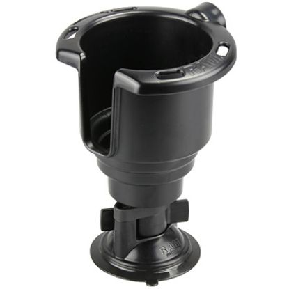 RAM® Twist-Lock™ Suction Cup with Drink Cup Holder