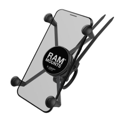 RAM® X-Grip® Large Phone Mount with RAM® EZ-On/Off™ Bicycle Base