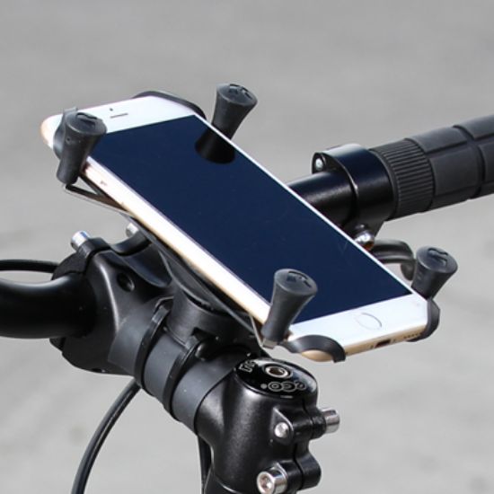 RAM® X-Grip® Large Phone Mount with RAM® EZ-On/Off™ Bicycle Base