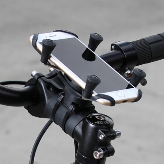 RAM® X-Grip® Phone Mount with RAM® EZ-On/Off™ Bicycle Base