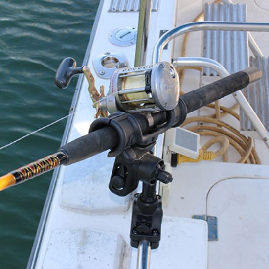 RAM® Light-Speed™ Fishing Rod Holder with Rail Base