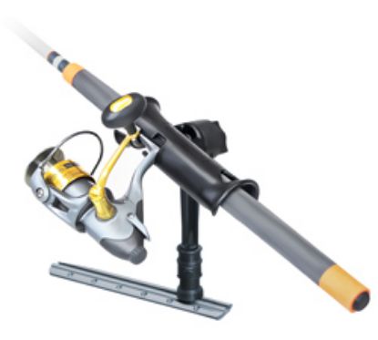 RAM® Tube Jr.™ Rod Holder with RAM® Adapt-A-Post™ Track Base