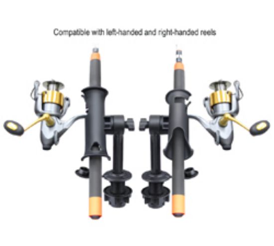 RAM® Tube Jr. ™ Rod Holder with Round Flush Base