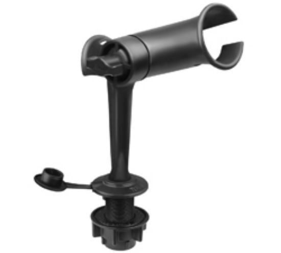RAM® Tube Jr. ™ Rod Holder with Round Flush Base