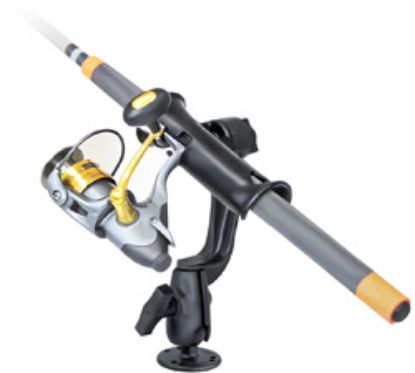 RAM® Tube Jr.™ Rod Holder with Revolution Arm and Drill-Down Base