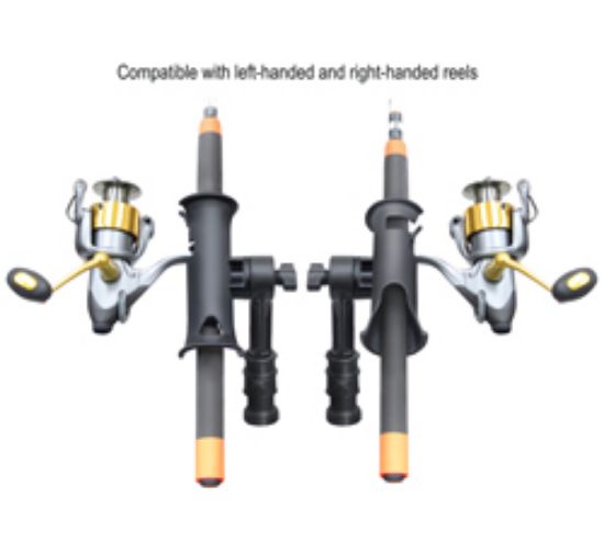 RAM® Tube Jr.™ Rod Holder with RAM® Adapt-A-Post™ Track Base