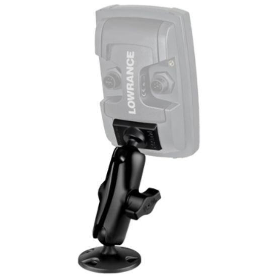 RAM® Composite Double Ball Mount for Lowrance Elite-5 & Elite-7 Ti