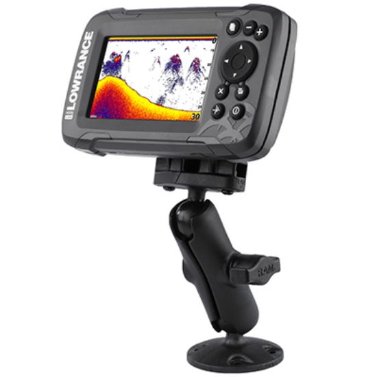 RAM® Composite Double Ball Mount for Lowrance Hook2 Series