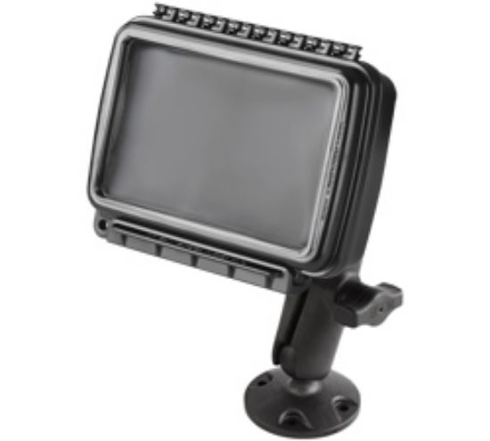 RAM® Aqua Box® Medium Wide Device Mount with Composite Drill-Down Base