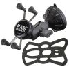 RAM® X-Grip® Phone Mount with RAM® Twist-Lock™ Low Profile Suction Base