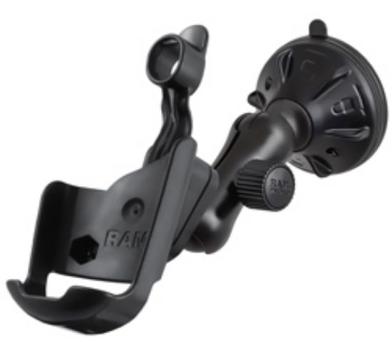 RAM® Twist-Lock™ Low Profile Suction Mount for Garmin GPS 60 + More