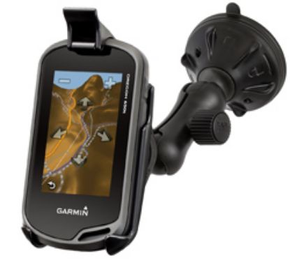 RAM® Twist-Lock™ Low Profile Suction Mount for Garmin Oregon + More