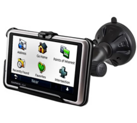 RAM® Twist-Lock™ Low Profile Suction Mount for Garmin nuvi 1300 + More