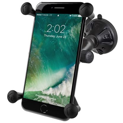 RAM® X-Grip® Large Phone Mount with Low Profile Suction Base