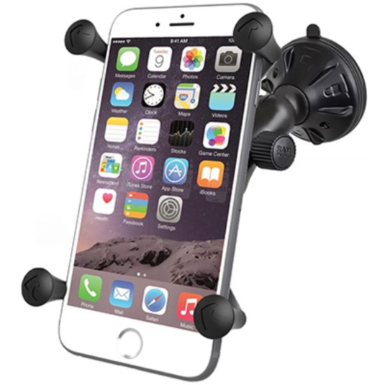 RAM® X-Grip® Large Phone Mount with Low Profile Suction Base