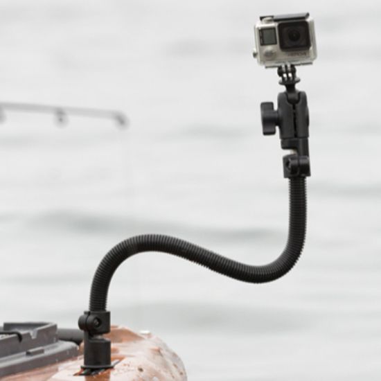 RAM® Flex-Rod™ 18" Single Socket Arm with Track Base