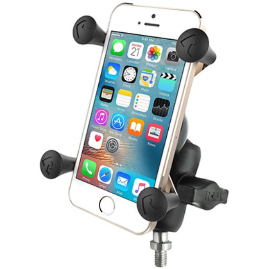 RAM® X-Grip® Phone Mount with 3/8"-16 Threaded Ball Base