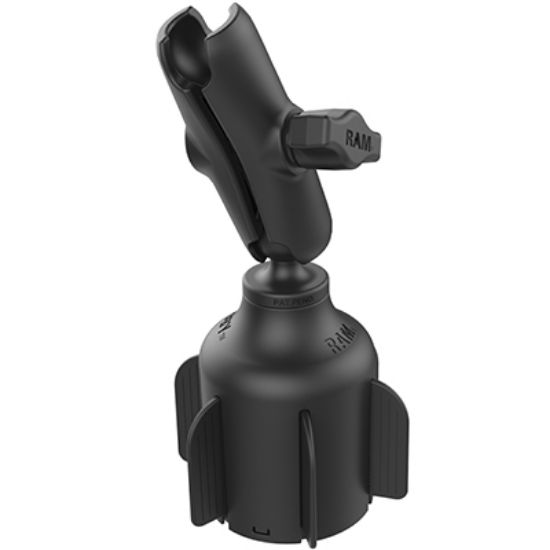RAM® Stubby™ Cup Holder Mount with Double Socket Arm