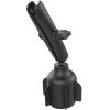 RAM® Stubby™ Cup Holder Mount with Double Socket Arm