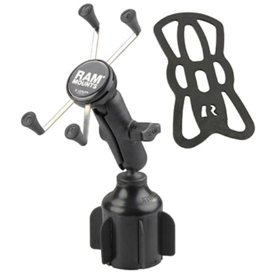 RAM® X-Grip® Large Phone Mount with RAM® Stubby™ Cup Holder Base