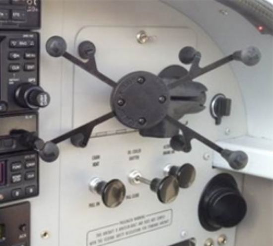 RAM® X-Grip® with Flex Adhesive Base for 7"-8" Tablets