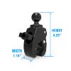 RAM® Tough-Claw™ Small Clamp Mount with Diamond Plate