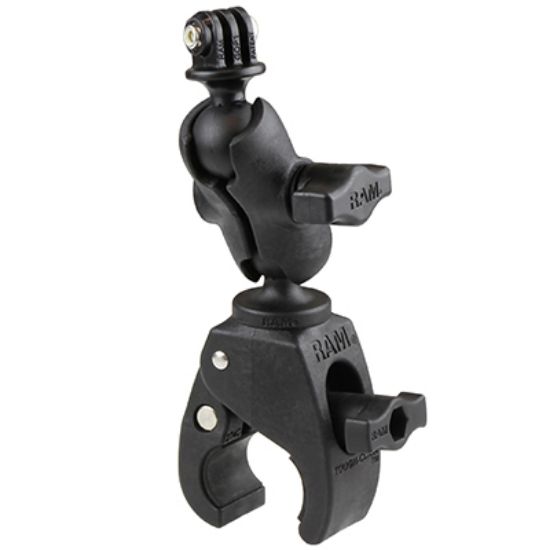 RAM® Tough-Claw™ Small Clamp Mount with Universal Action Camera Adapter