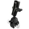 RAM® Tough-Claw™ Medium Clamp Base with Double Socket Arm