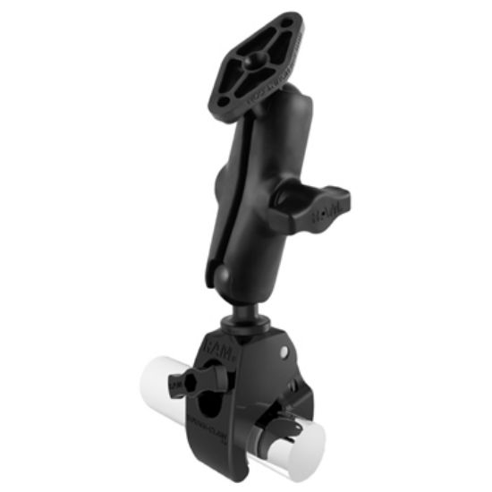 RAM® Tough-Claw™ Medium Clamp Mount with Diamond Plate