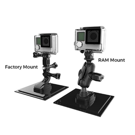 RAM® Ball Adapter for GoPro® Bases with Universal Action Camera Adapter