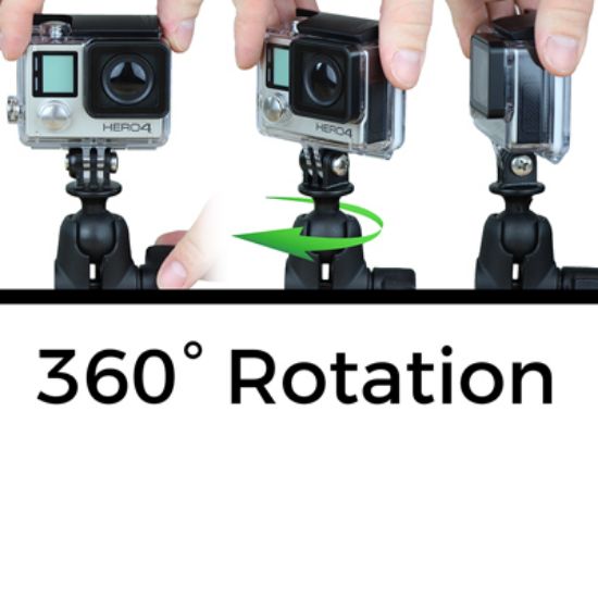 RAM® Ball Adapter for GoPro® Bases with Universal Action Camera Adapter