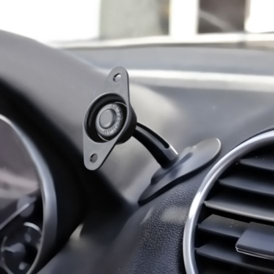 RAM® Lil Buddy™ Adhesive Dash Mount with Diamond Plate