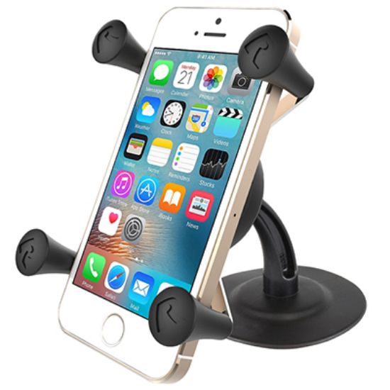 RAM® X-Grip® Phone Holder with Lil Buddy™ Adhesive Dash Mount